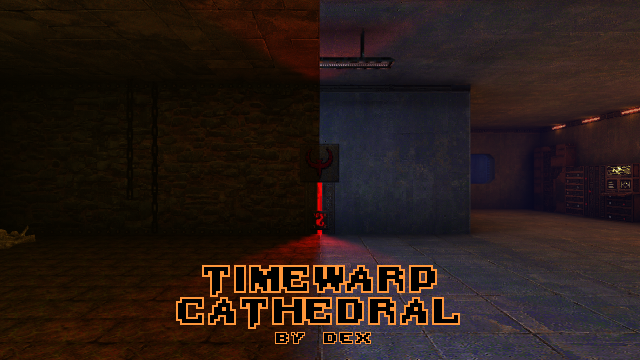 Poster for Quake map Timewarp Cathedral